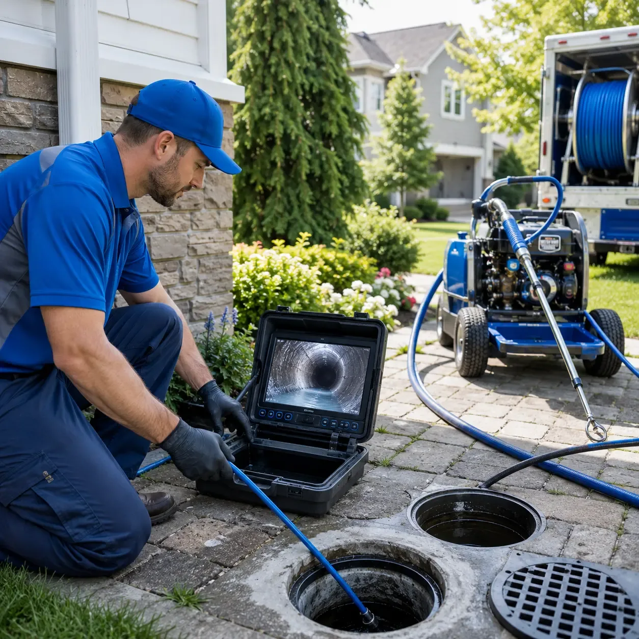 Outdoor drain cleaning professionals serving Russellville, AL